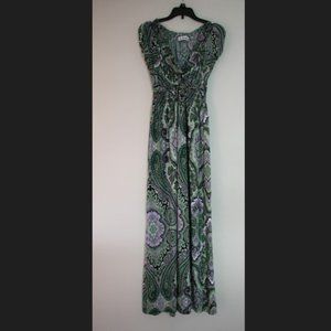 Lapogee Green Maxi Dress